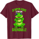 Je M'en Fous Je Suis Une Grenouille Woman Child , Black, S T-Shirt - T-Shirt | Maroon