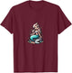 Mermaid - Magic Of The Deep Sea T-Shirt - T-Shirt | Maroon