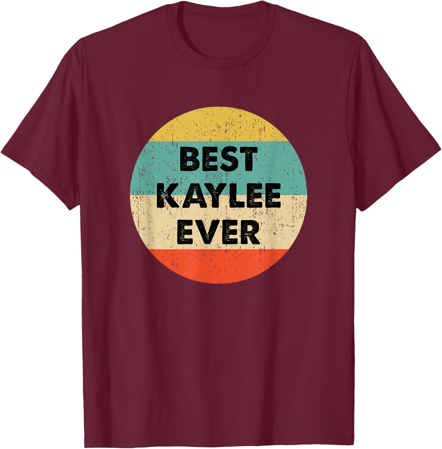 Kaylee Name T-Shirt - T-Shirt | Maroon