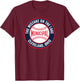 Cleveland Municipal Stadium Baseball T-Shirt - T-Shirt | Maroon