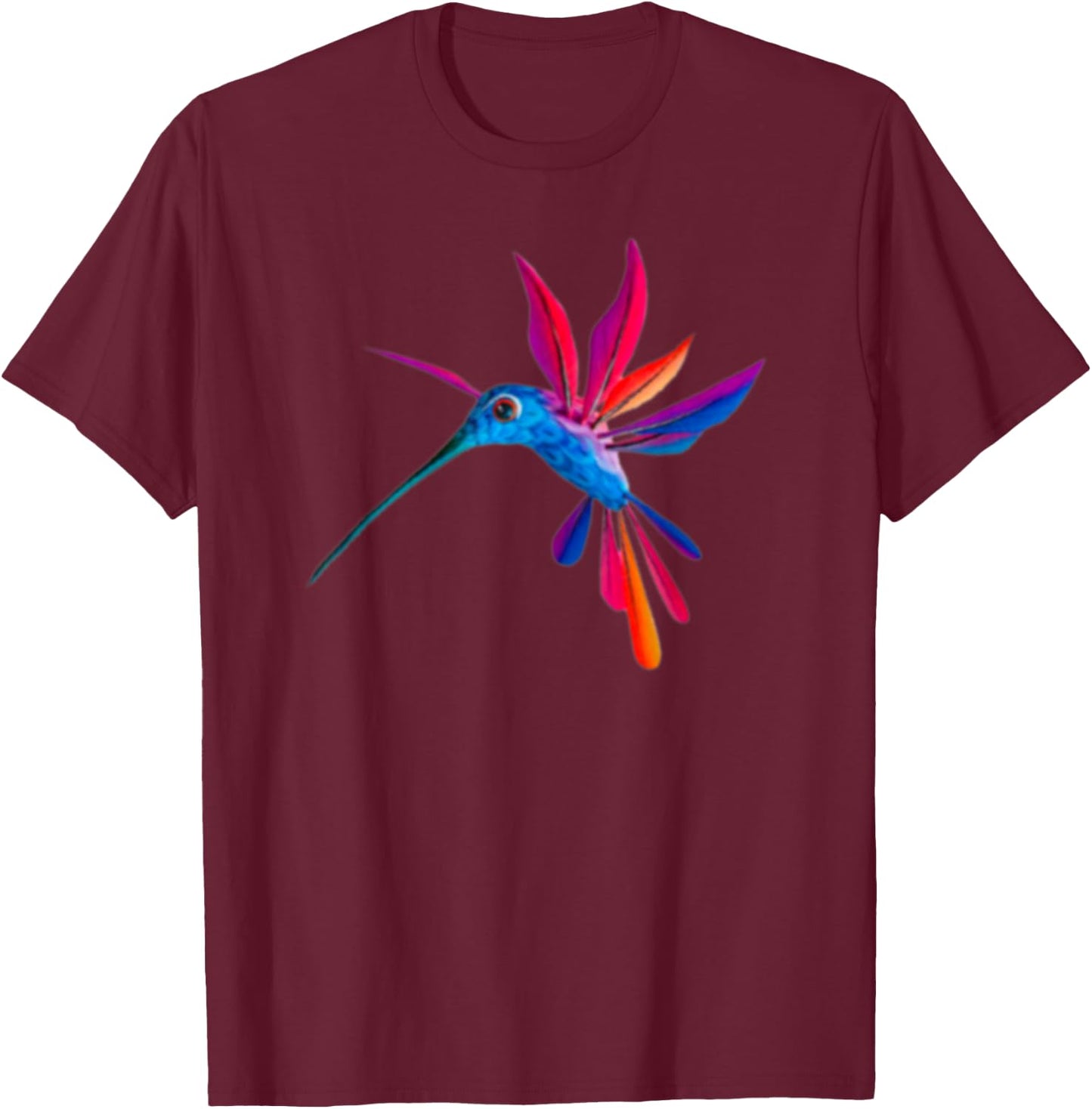 Humming Bird Alebrije T-Shirt - T-Shirt | Maroon