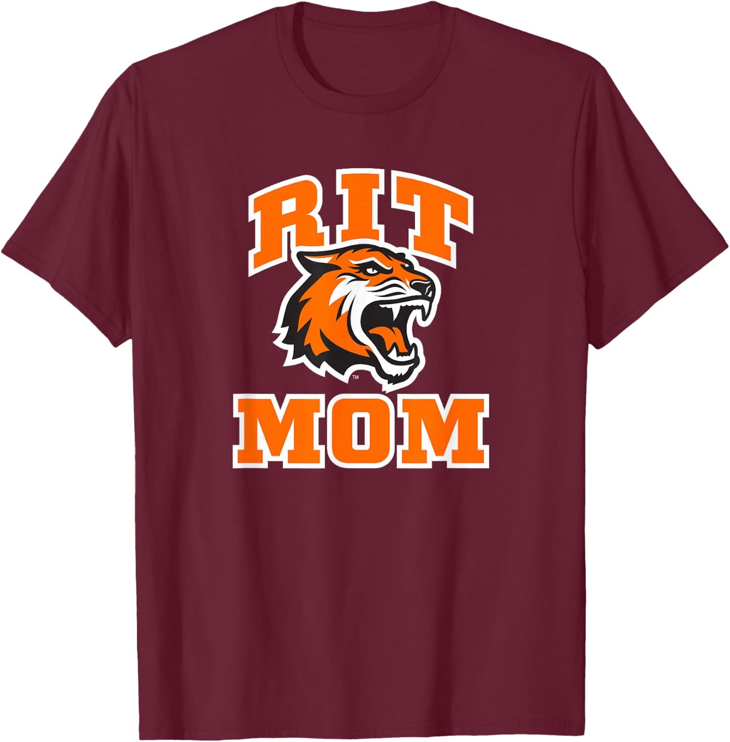 Rochester Institute of Technology Mom Tiger Parent T-Shirt - T-Shirt | Maroon