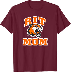 Rochester Institute of Technology Mom Tiger Parent T-Shirt - T-Shirt | Maroon