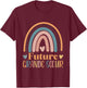 Child Future Big Sister Soon Big Sister Announcement T-Shirt - T-Shirt | Maroon