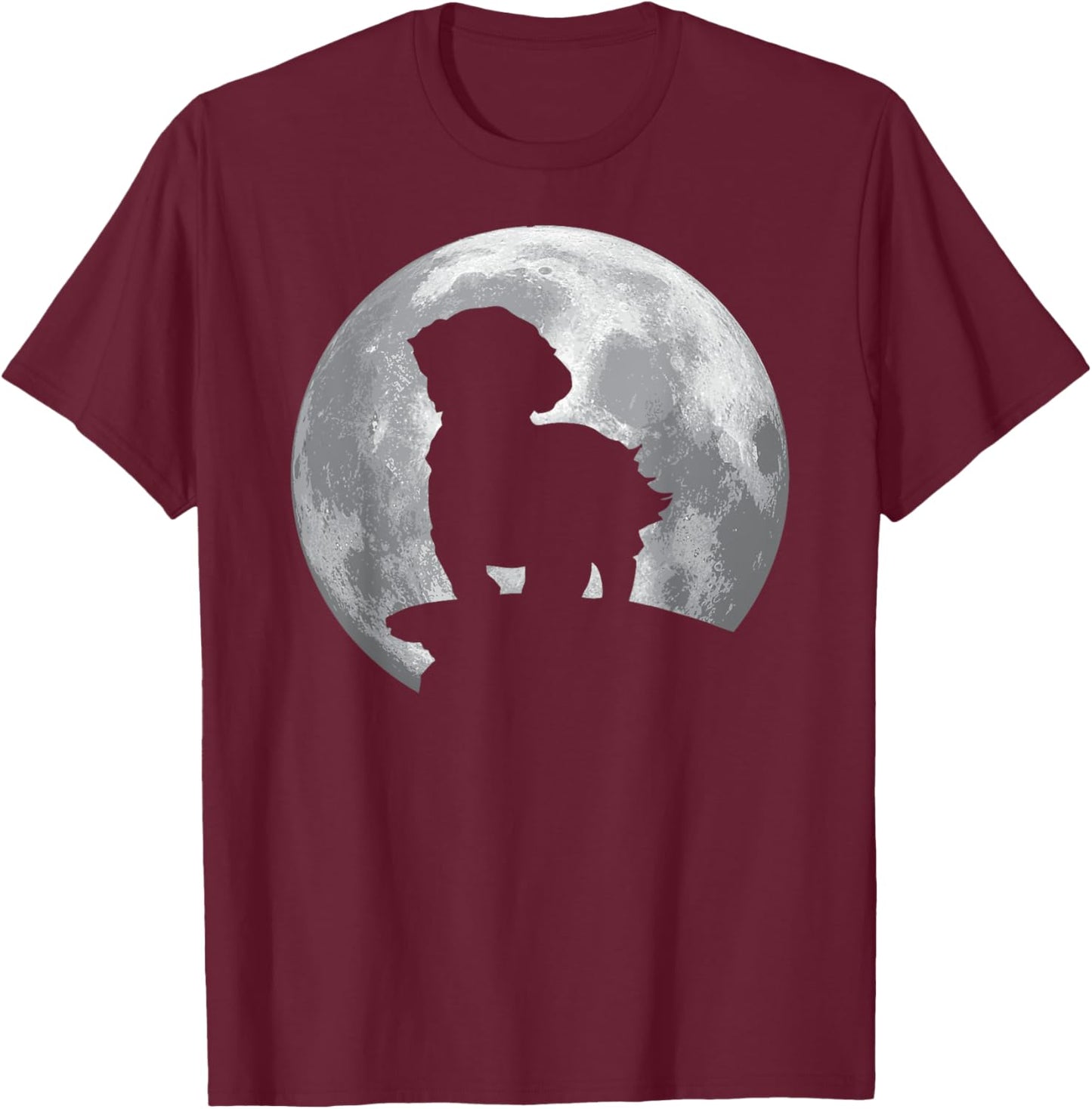 Mal-Shi And Moon For Mal-Shi Lovers T-Shirt - T-Shirt | Maroon