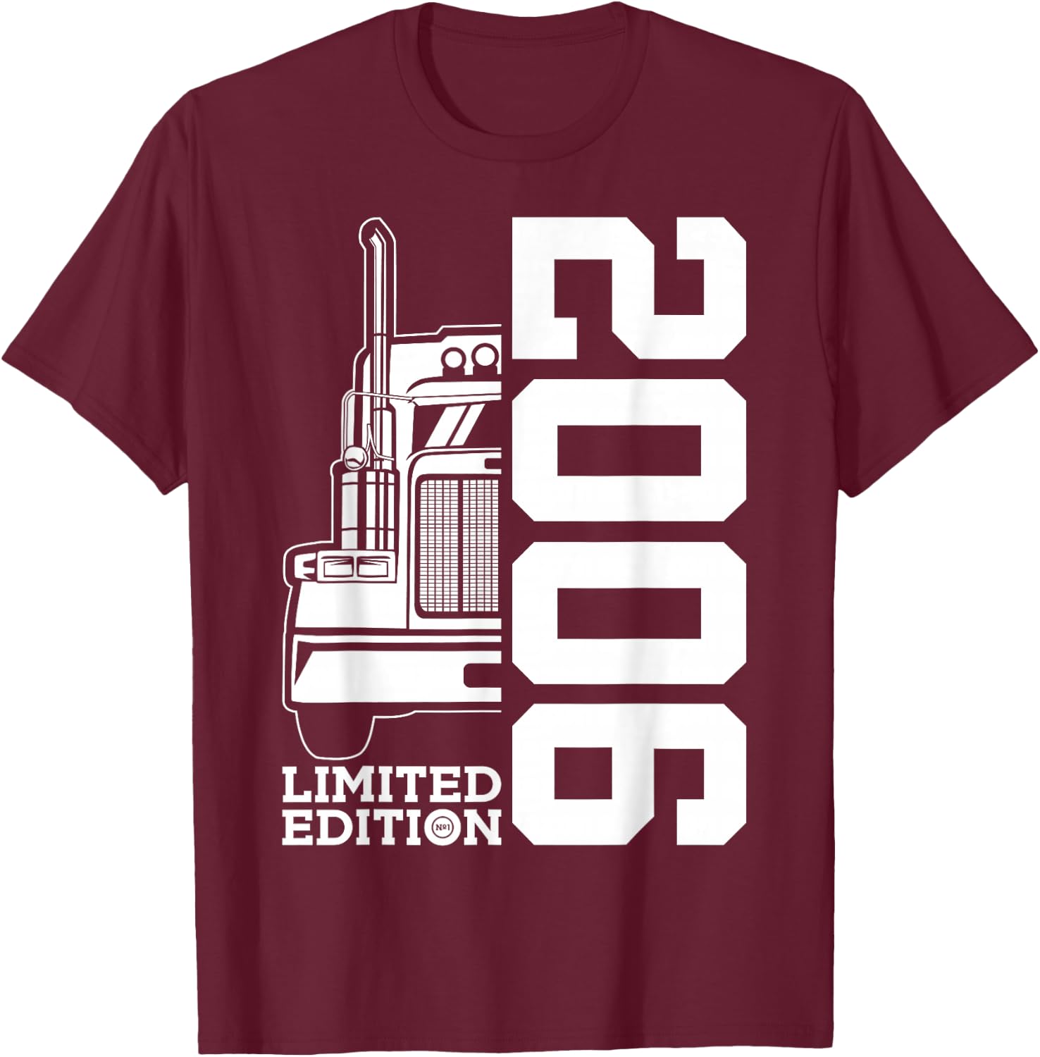 20 ANS Camion 2006 Conducteur 20e anniversaire T-Shirt - T-Shirt | Maroon