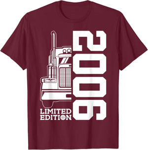 20 ANS Camion 2006 Conducteur 20e anniversaire T-Shirt - T-Shirt | Maroon