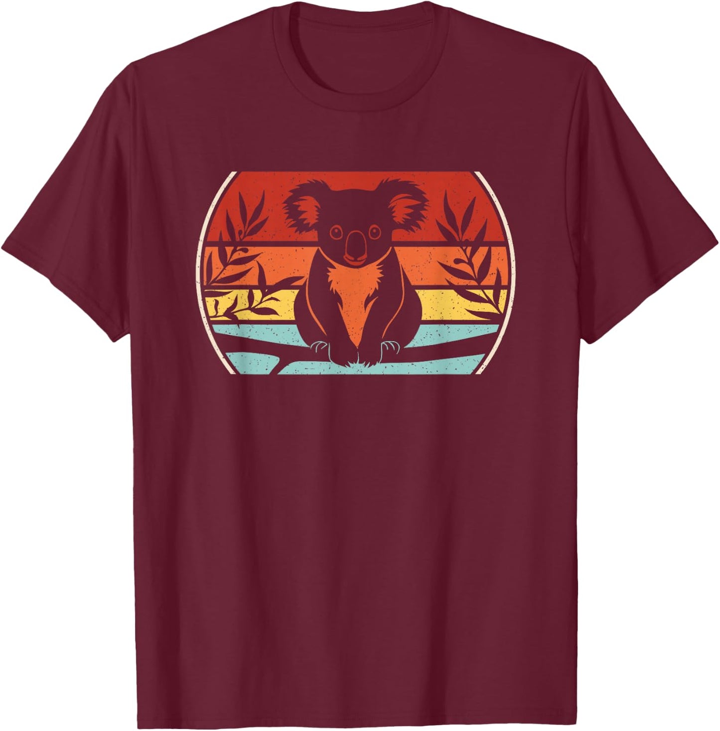 Retro Koala Vintage Koala Lover Men Women Kids T-Shirt - T-Shirt | Maroon