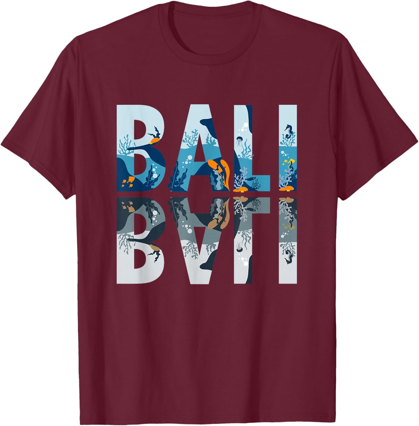 Bali | Travel Vacation Ocean | Indonesia T-Shirt - T-Shirt | Maroon