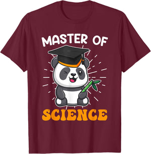 Master of Science 2023 , black T-Shirt - T-Shirt | Maroon
