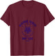 Wednesday Nevermore Academy Snap Twice Celestial Collegiate V-Neck T-Shirt - T-Shirt | Maroon