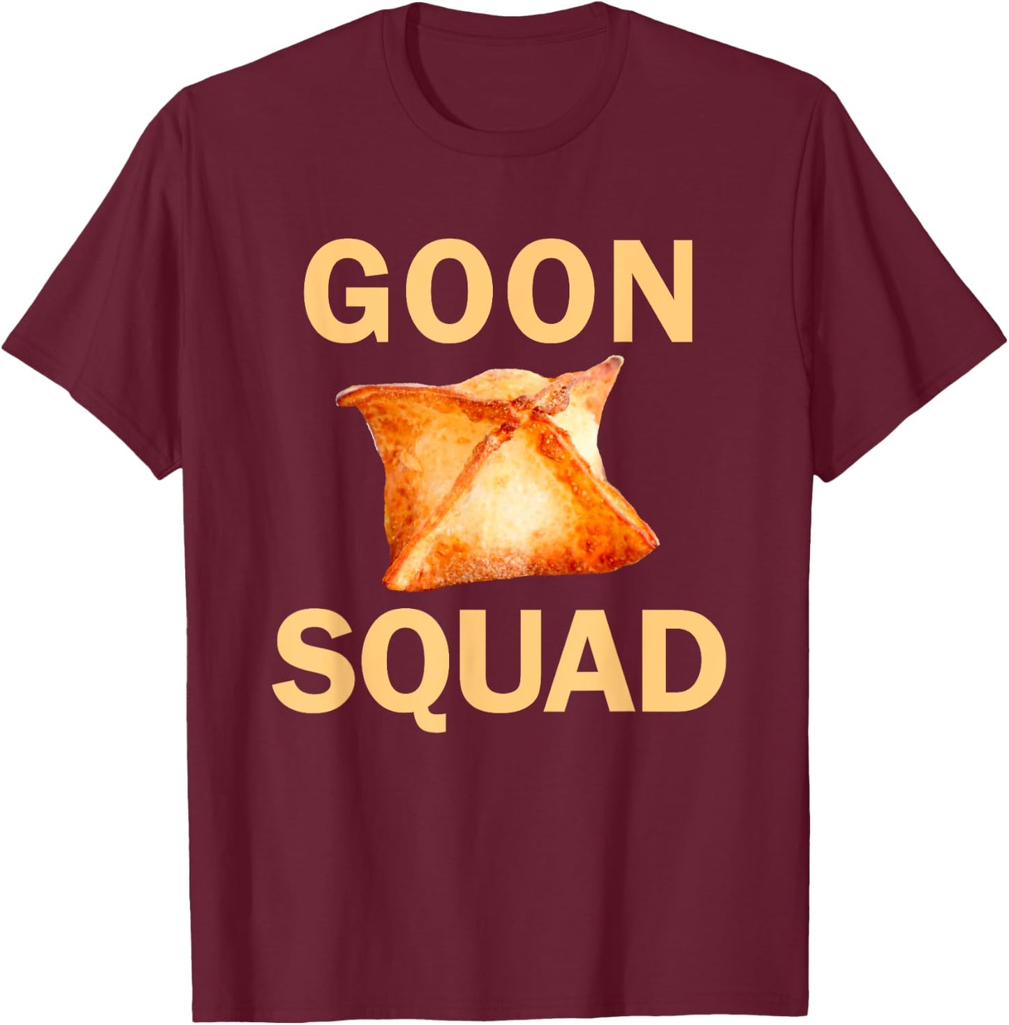 Goon Squad Crab Rangoon Slut Crab Rangoon Lovers Funny T-Shirt - T-Shirt | Maroon