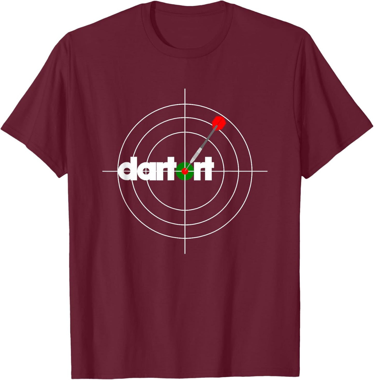 Dartort , black T-Shirt - T-Shirt | Maroon