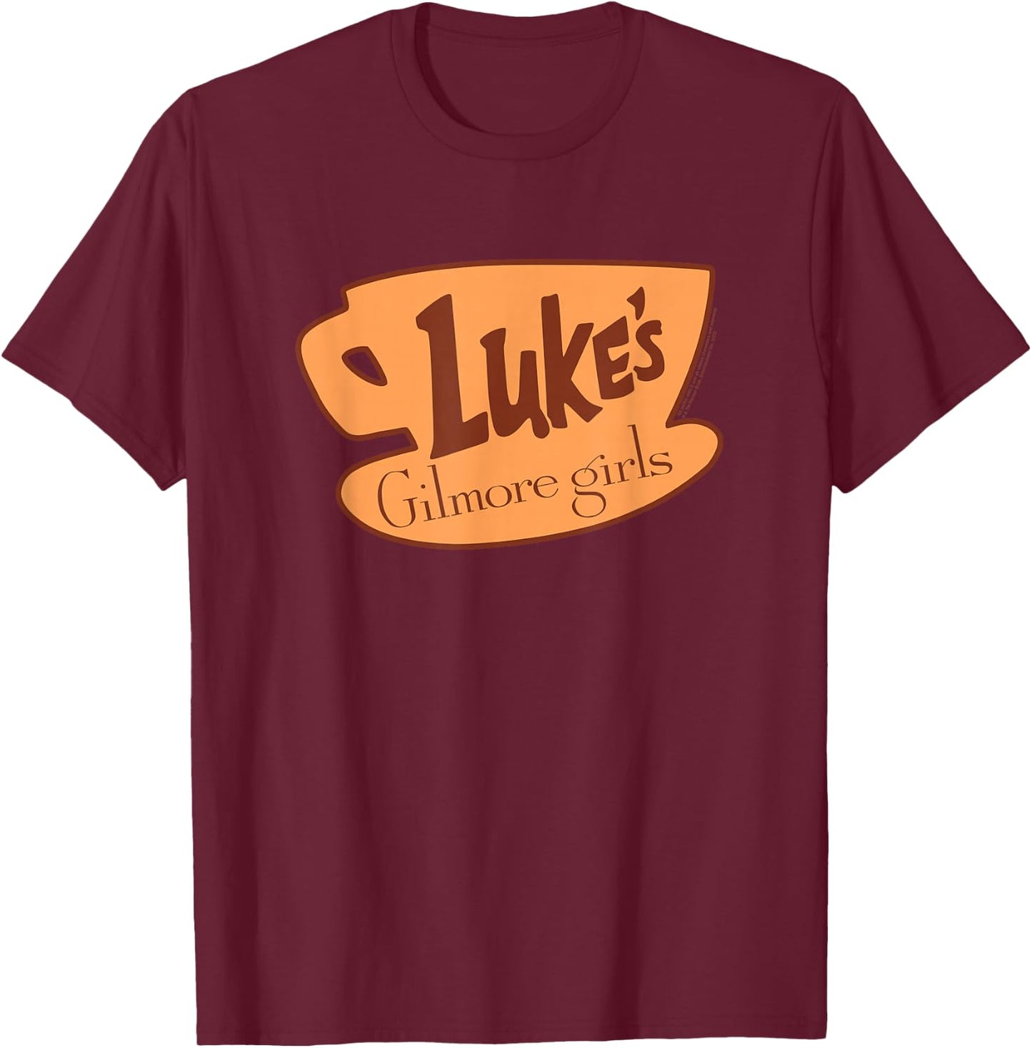 Gilmore Girls Luke's Logo , black T-Shirt - T-Shirt | Maroon