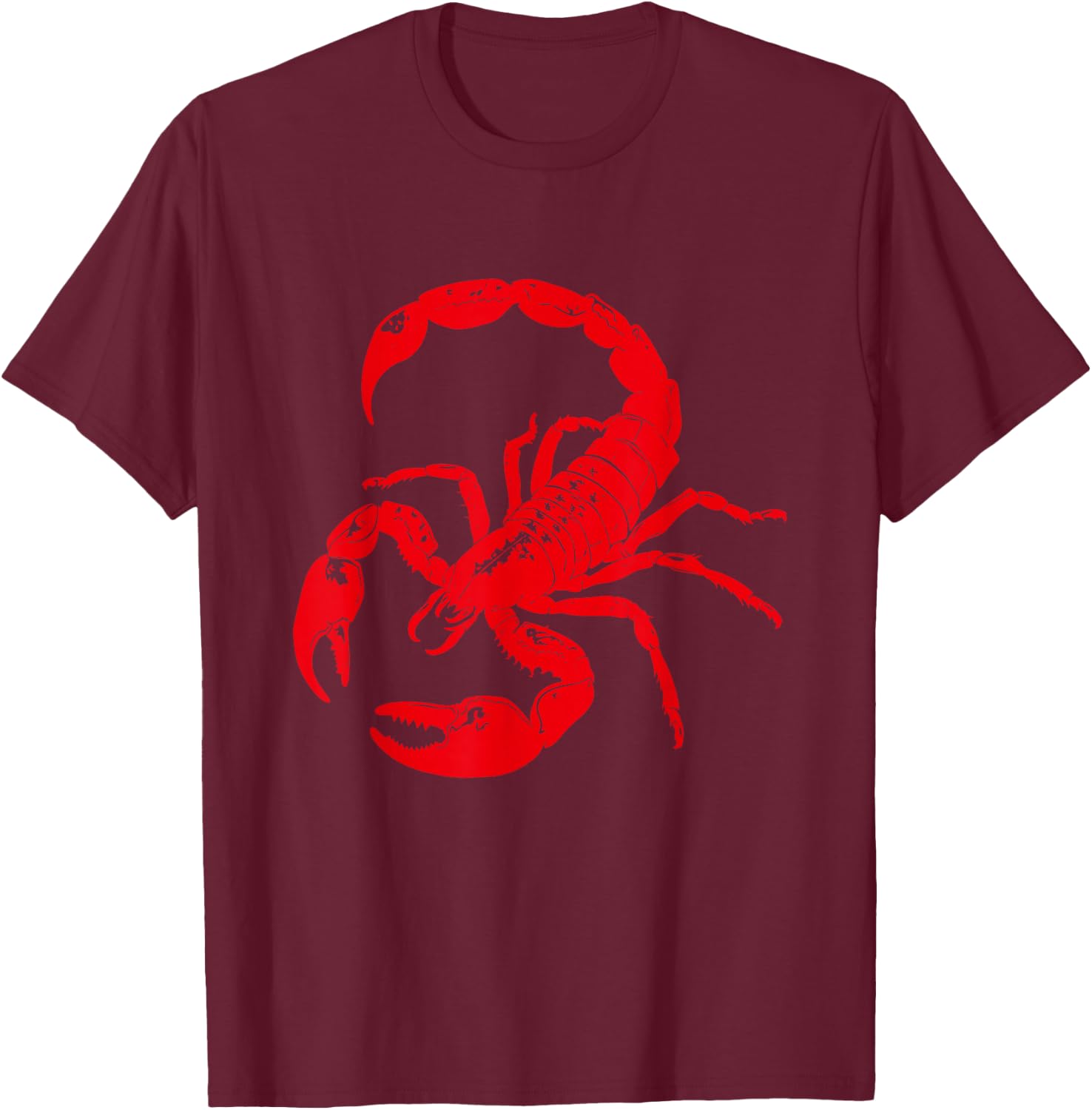 Scorpion Graphic T-Shirt - T-Shirt | Maroon