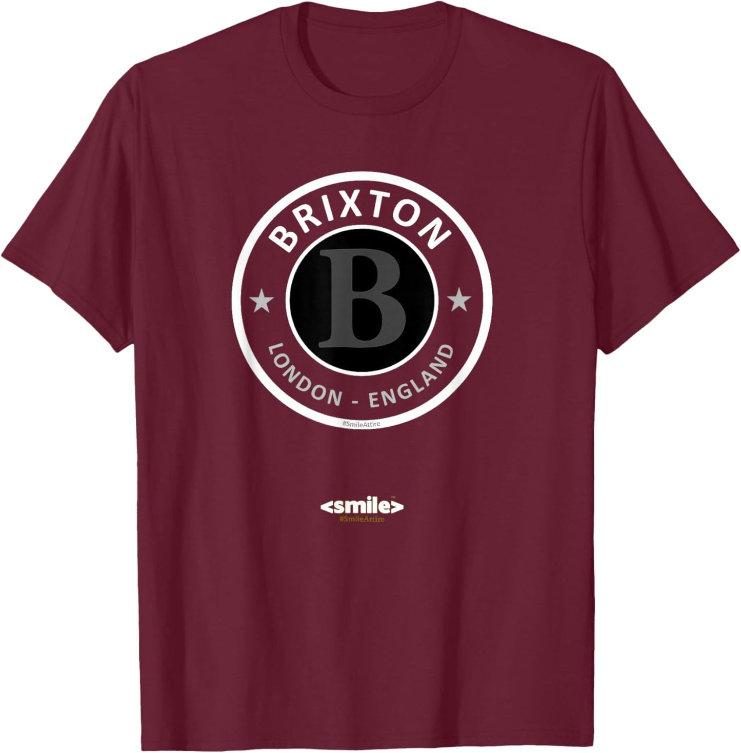 Brixton - London, England (UK) Small T-Shirt - T-Shirt | Maroon