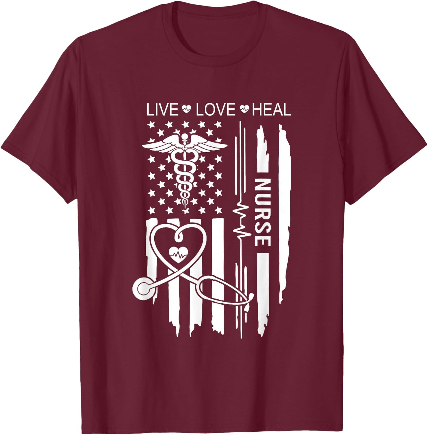 IZI POD Nurse Week Gift Nurse, Nurse Gift Appreciation Nurse , Small, Black T-Shirt - T-Shirt | Maroon