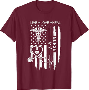IZI POD Nurse Week Gift Nurse, Nurse Gift Appreciation Nurse , Small, Black T-Shirt - T-Shirt | Maroon