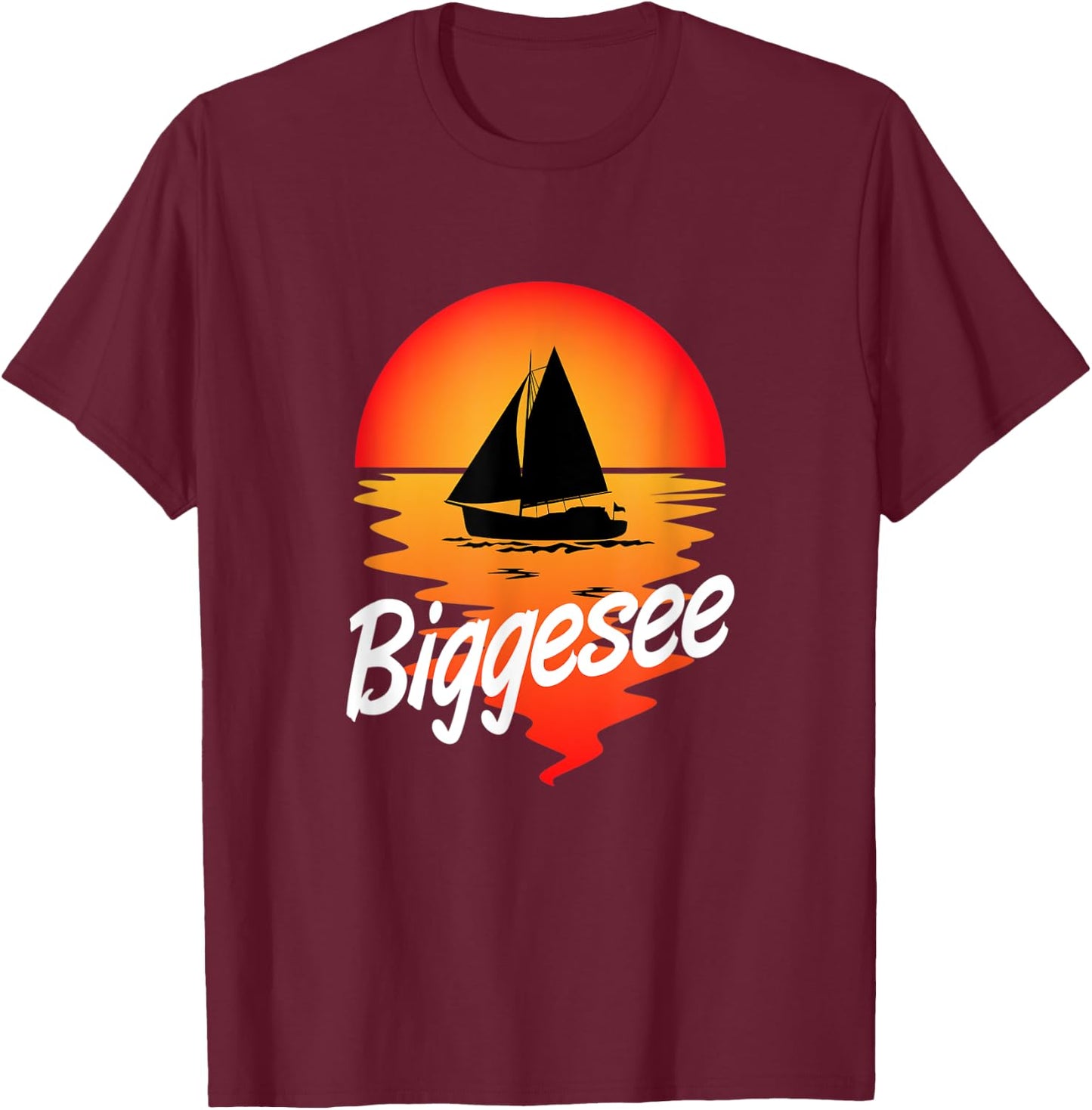 Biggesee T-Shirt - T-Shirt | Maroon