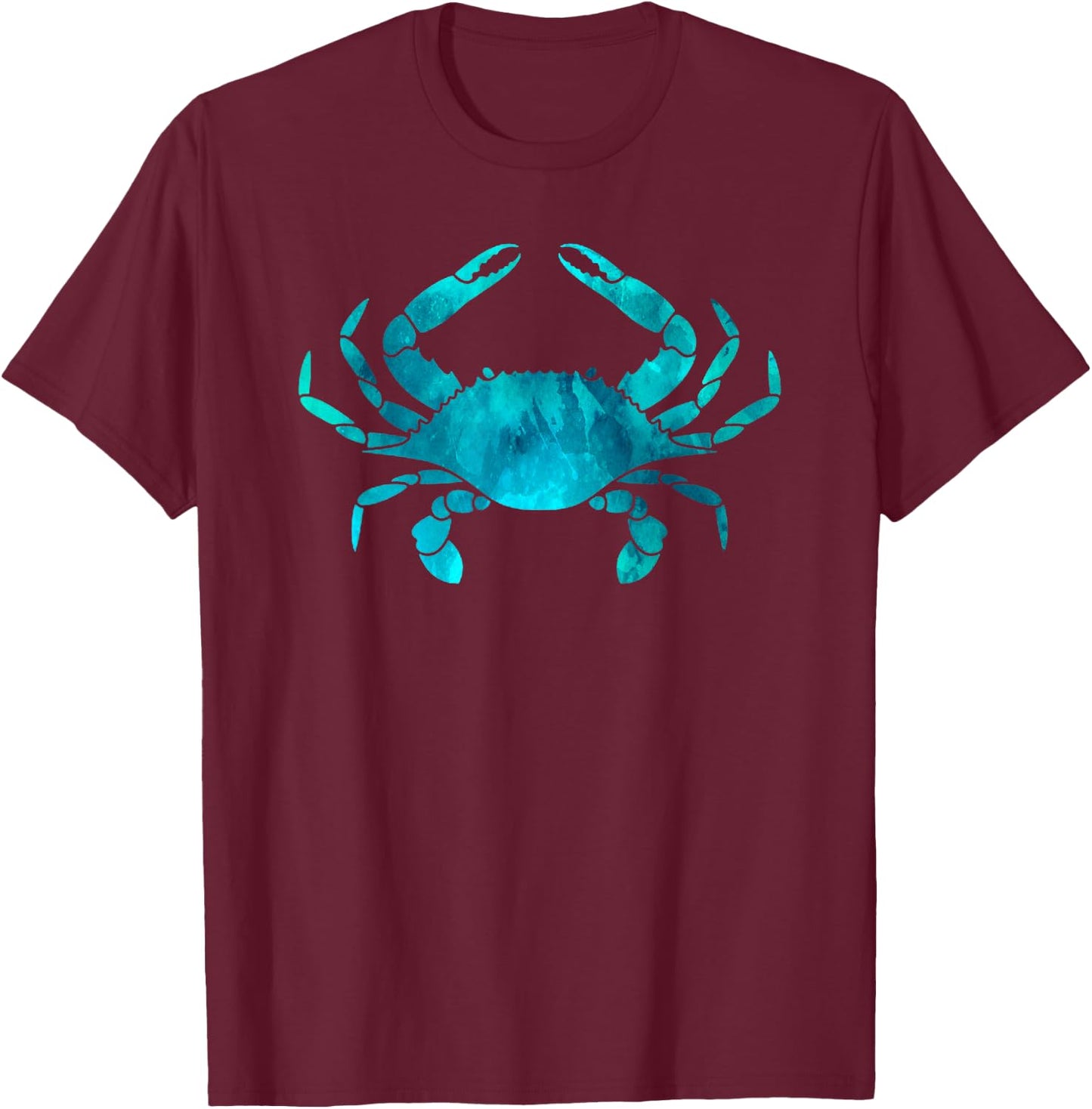 Baltimore Maryland Blue Crab Eating Retro Throwback Souvenir T-Shirt - T-Shirt | Maroon
