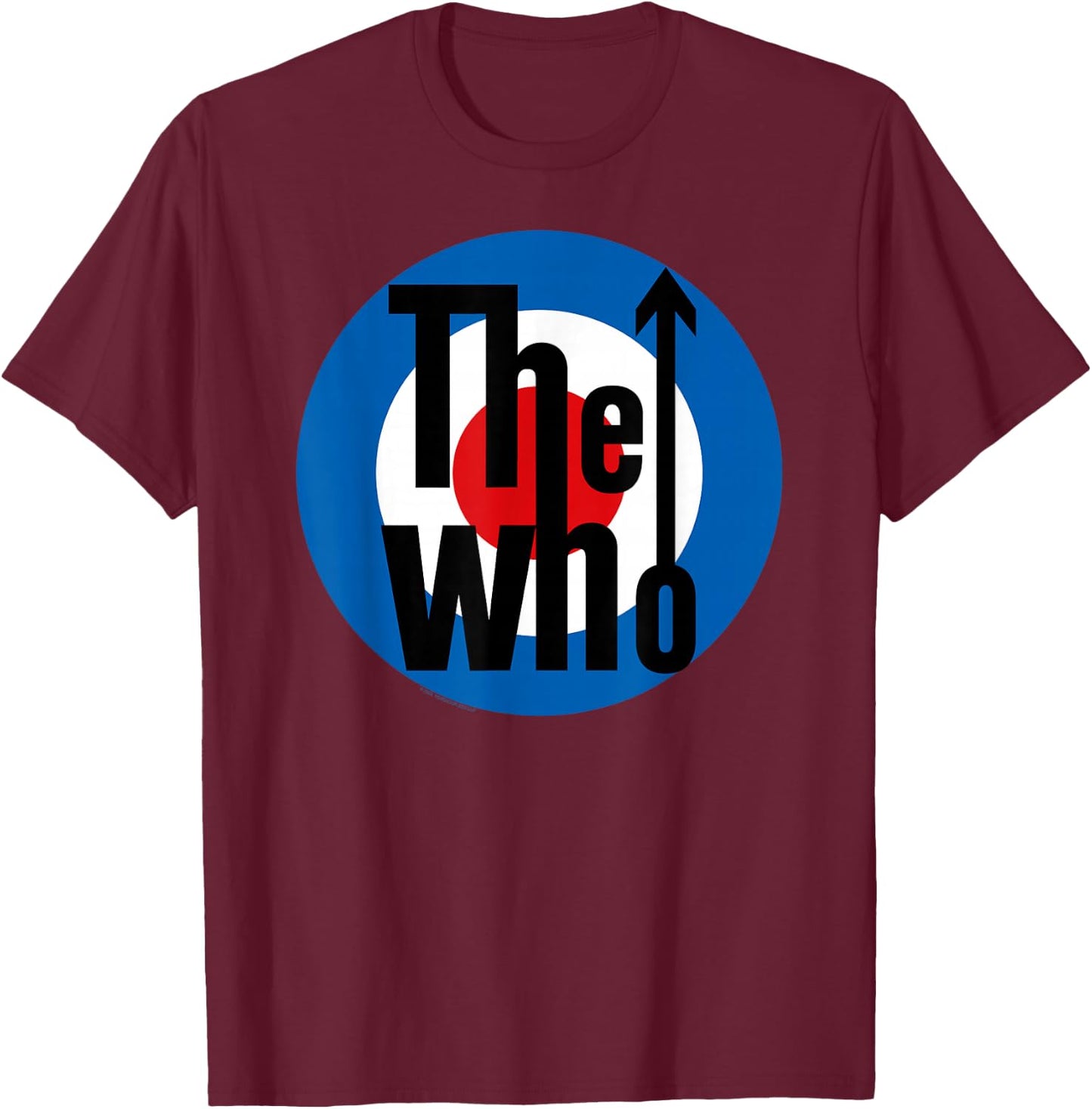 The Who Classic Rock Music Band Black S T-Shirt - T-Shirt | Maroon