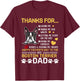 Best Boston Terrier Dog Dad Lover Happy Father's Day T-Shirt - T-Shirt | Maroon