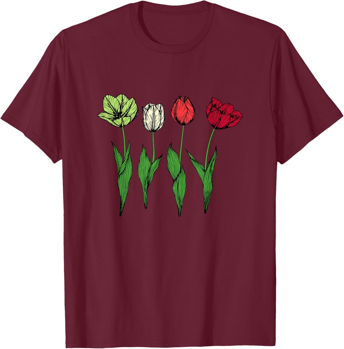 Tulpen Blumen Hobbygärtner Gärtner - Garten Tulpe T-Shirt - T-Shirt | Maroon