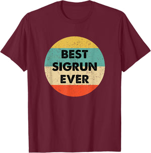 Sigrun Vorname T-Shirt - T-Shirt | Maroon