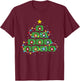 Ugly Christmas Tree Camera Photographer T-Shirt - T-Shirt | Maroon
