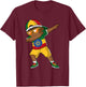 Ethiopian Boy Ethiopia Kid Patriotism Roots Heritage T-Shirt - T-Shirt | Maroon