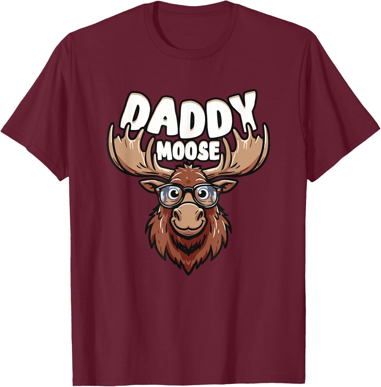 Funny Moose Lover T-Shirt - T-Shirt | Maroon