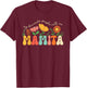 My Favorite People Call Me Mamita Mothers Day Floral Mom T-Shirt - T-Shirt | Maroon