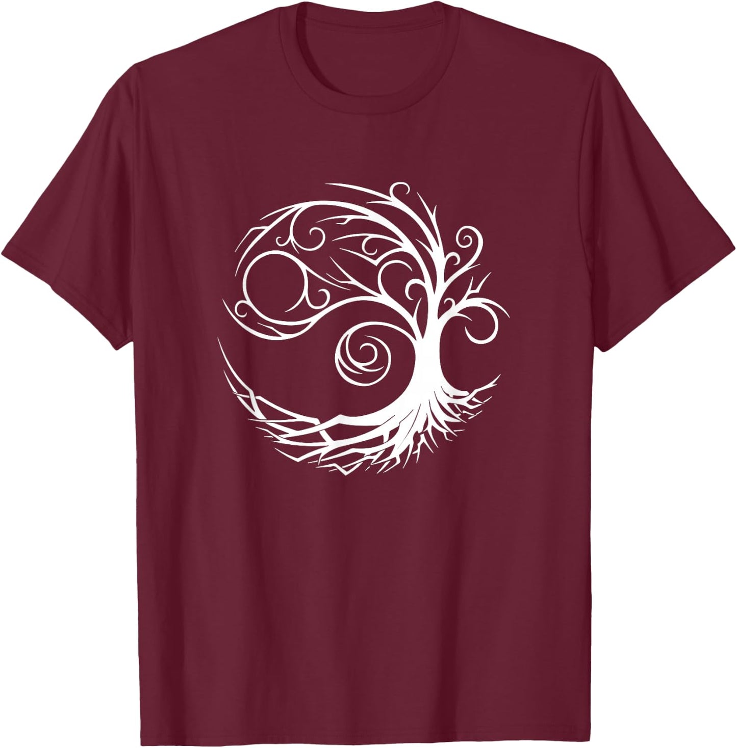 Celtic Irish Tree of Life Men, Women, Child T-Shirt - T-Shirt | Maroon