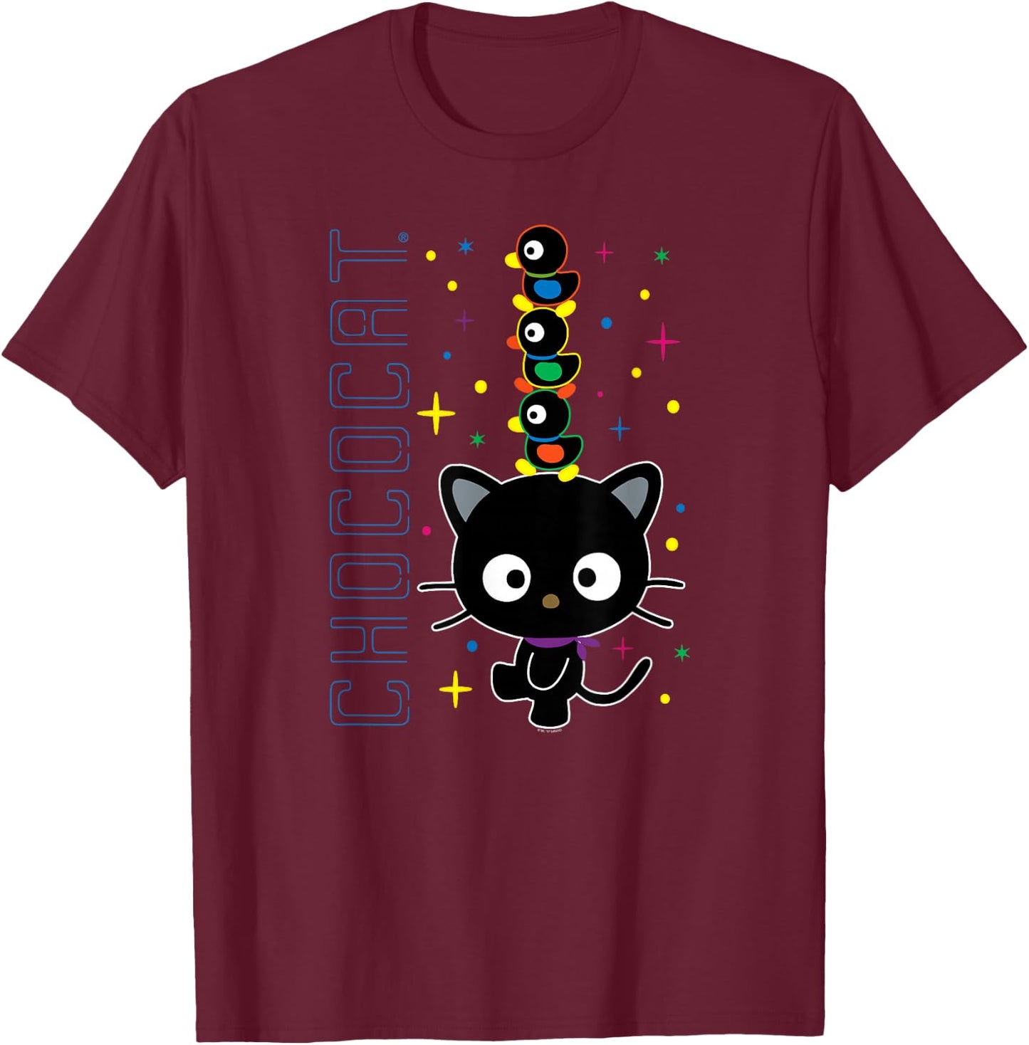 Chococat and Friends T-Shirt - T-Shirt | Maroon