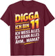 11th Birthday Boy Girl 11 Years 2015 Funny Gift T-Shirt - T-Shirt | Maroon