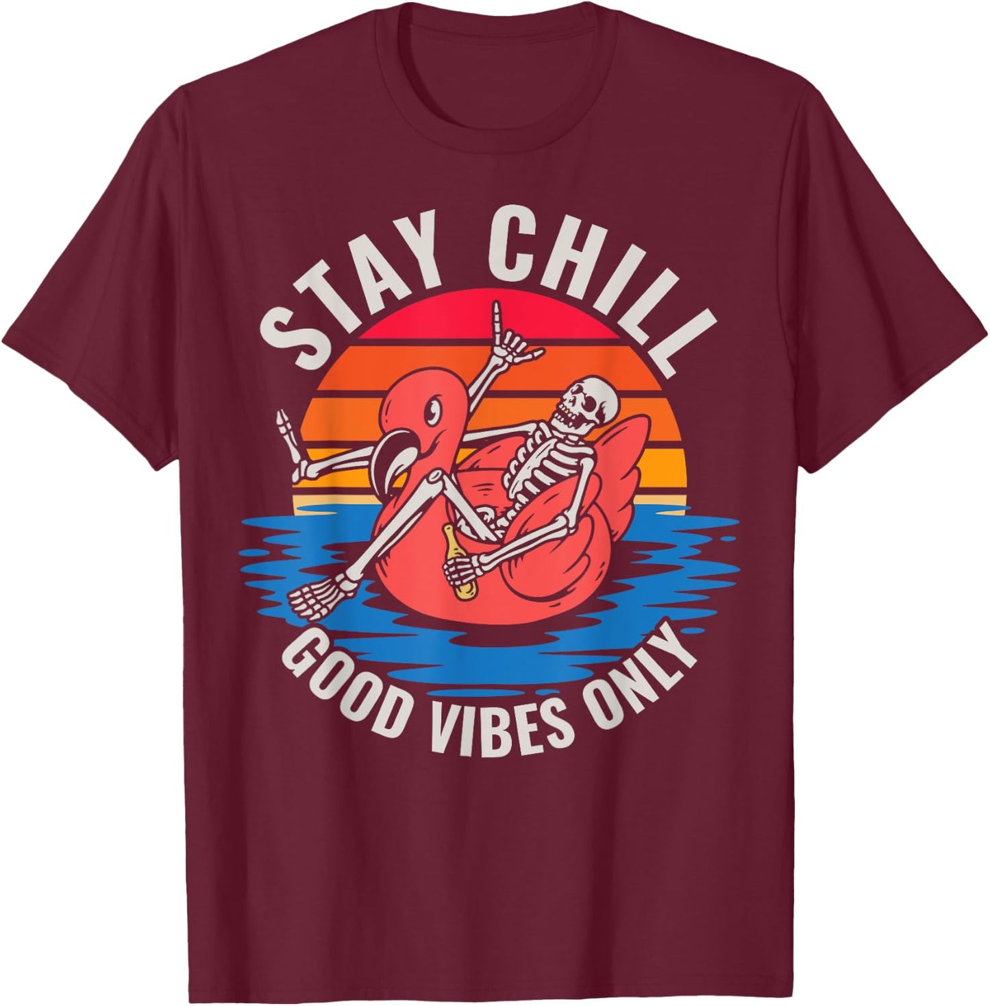 Stay Calm T-Shirt - T-Shirt | Maroon