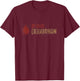 My Blood Type is Bourbon Funny Drinking Joke T-Shirt - T-Shirt | Maroon