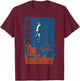 Official The Godfather - The Don's Shadow T-Shirt - T-Shirt | Maroon