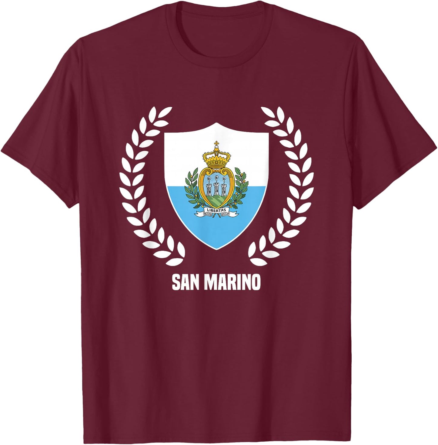 San Marino T-Shirt - T-Shirt | Maroon
