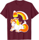 Toddler Halloween Unicorn Candy Corn for Girls Fall T-Shirt - T-Shirt | Maroon