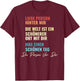 An Die Person Hinter Mir Liebe Person Hinter Mir , black T-Shirt - T-Shirt | Maroon