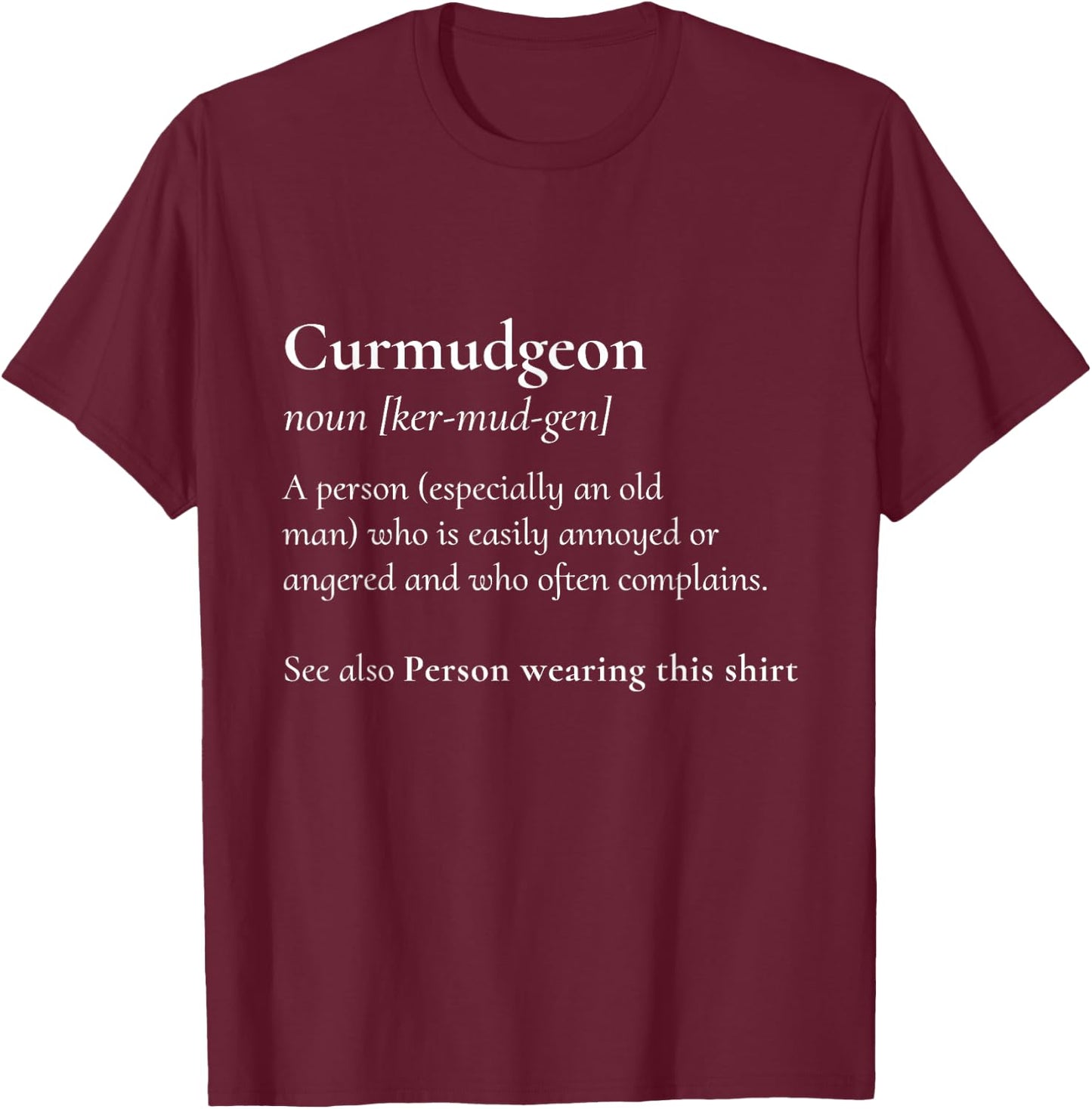 Lustige Groeltern Opa Grumpy Dad - Men's Black Short Sleeve Graphic - Small T-Shirt - T-Shirt | Maroon
