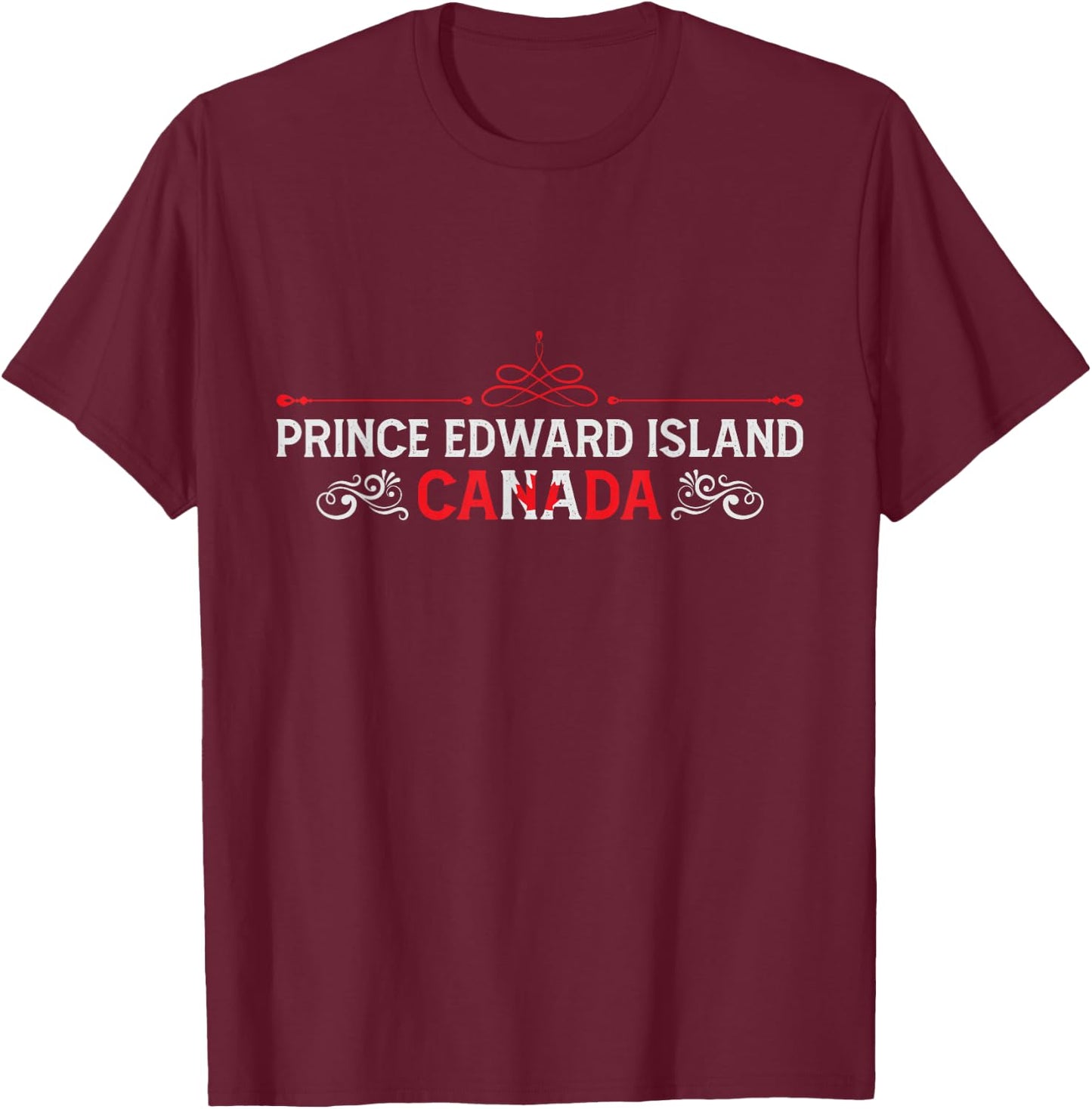 Prince Edward Island Canada - Prince Edward Island Souvenir T-Shirt - T-Shirt | Maroon