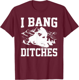 Snowmobile Art Women Snowmobiling Snowmobile Lover T-Shirt - T-Shirt | Maroon