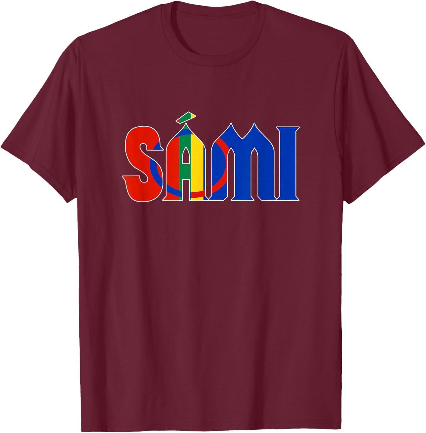 Sami or Saami Heritage - Finland, Sweden, Norway T-Shirt - T-Shirt | Maroon