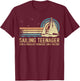 Sailing Teenager Like A Regular Teenager Sailing Sailor T-Shirt - T-Shirt | Maroon