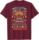 Support Radical Left Agenda USA Liberal 4th of July (ONBACK) T-Shirt - T-Shirt | Maroon