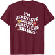 Retro Groovy Im JENEVIEVE Doing JENEVIEVE Things Funny T-Shirt - T-Shirt | Maroon