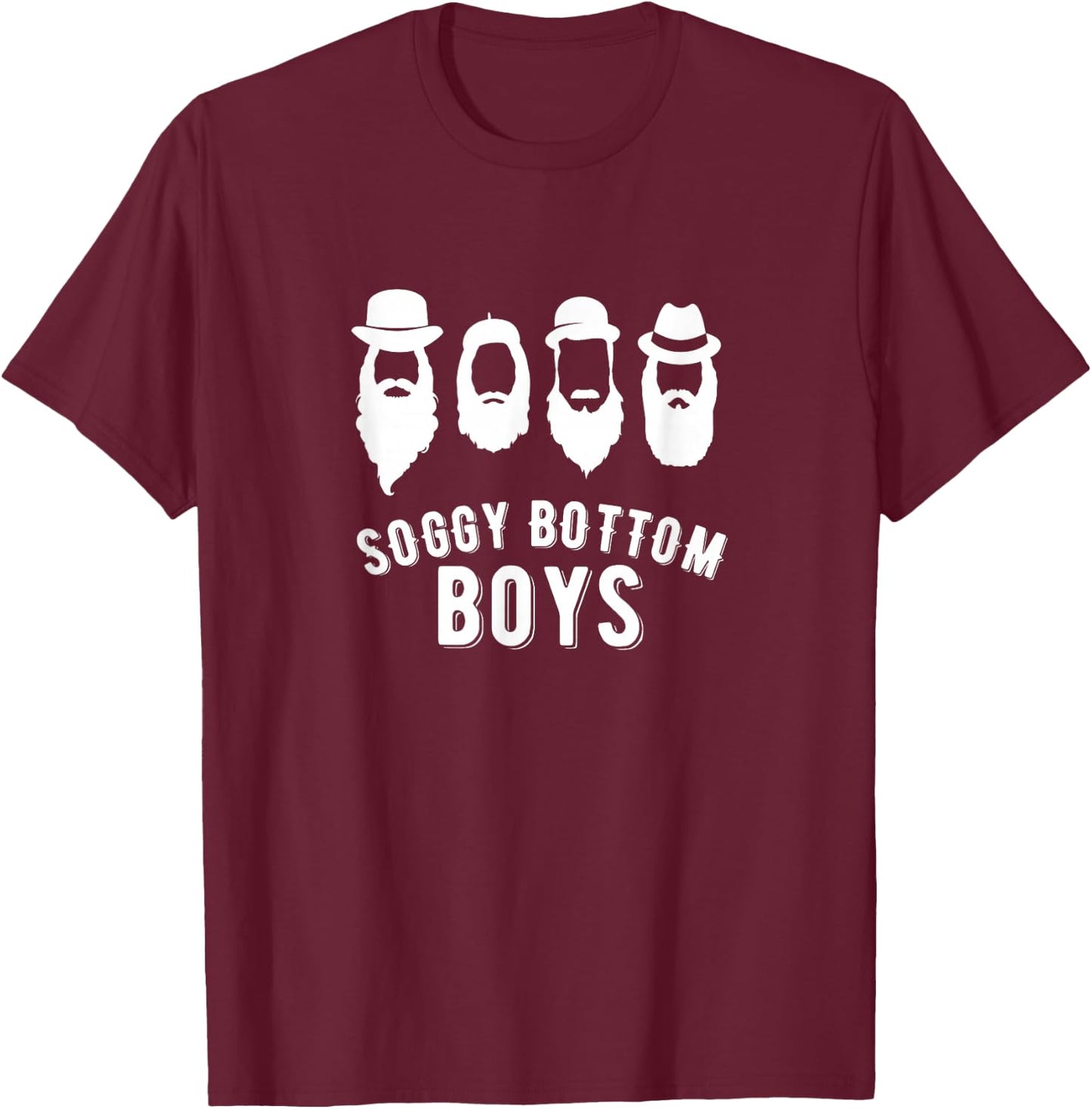 Soggy Bottom Boys Banjo Bluegrass T-Shirt - T-Shirt | Maroon
