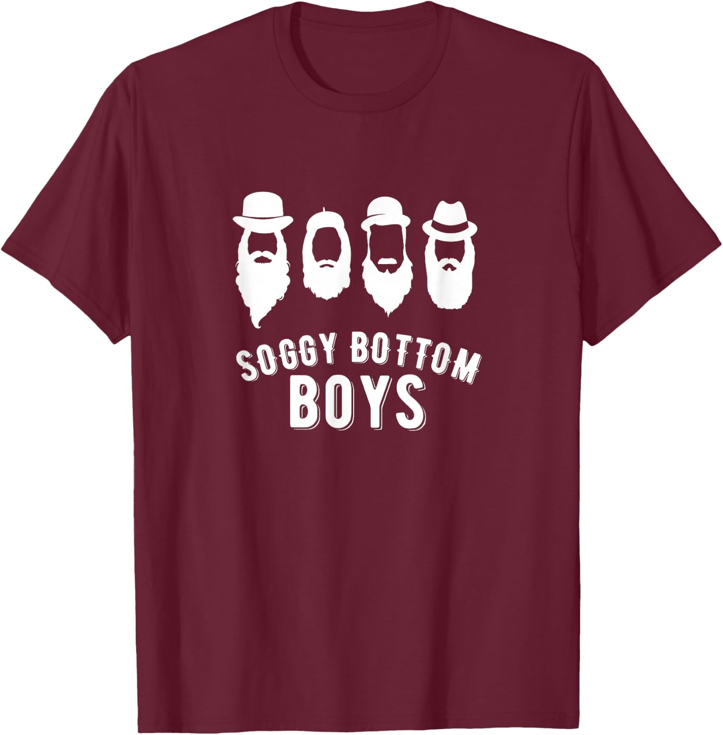 Soggy Bottom Boys Banjo Bluegrass T-Shirt - T-Shirt | Maroon